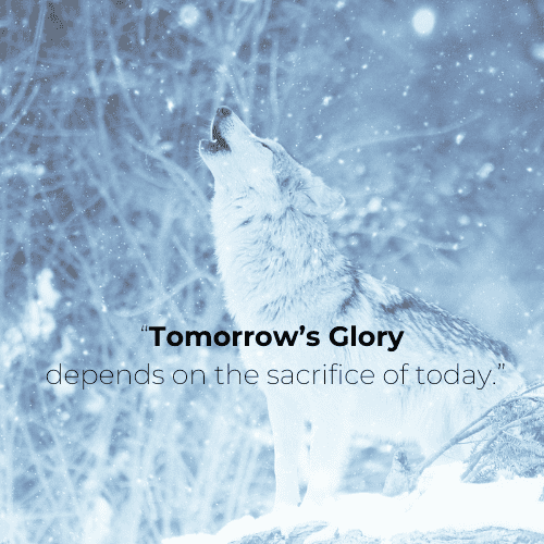 “Tomorrow’s Glory depends on the sacrifice of today.” 1 "Building Meaningful Connections: A Path to Authentic Leadership and Trust" through the Connect, Serve, and Ask™ methodology.
