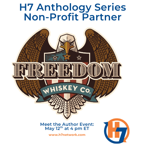 Krista Hollingsworth and Freedom Whiskey to support veterans. Our initiative aims to bridge powerful stories from H7 Network's anthology series, "Cracking the Success Code: The Best Business Lesson I Ever Learned,” with a heartfelt cause.